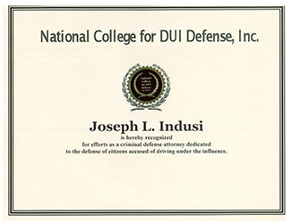 National College For DUI Defense, Inc. | Joseph L. Indusi